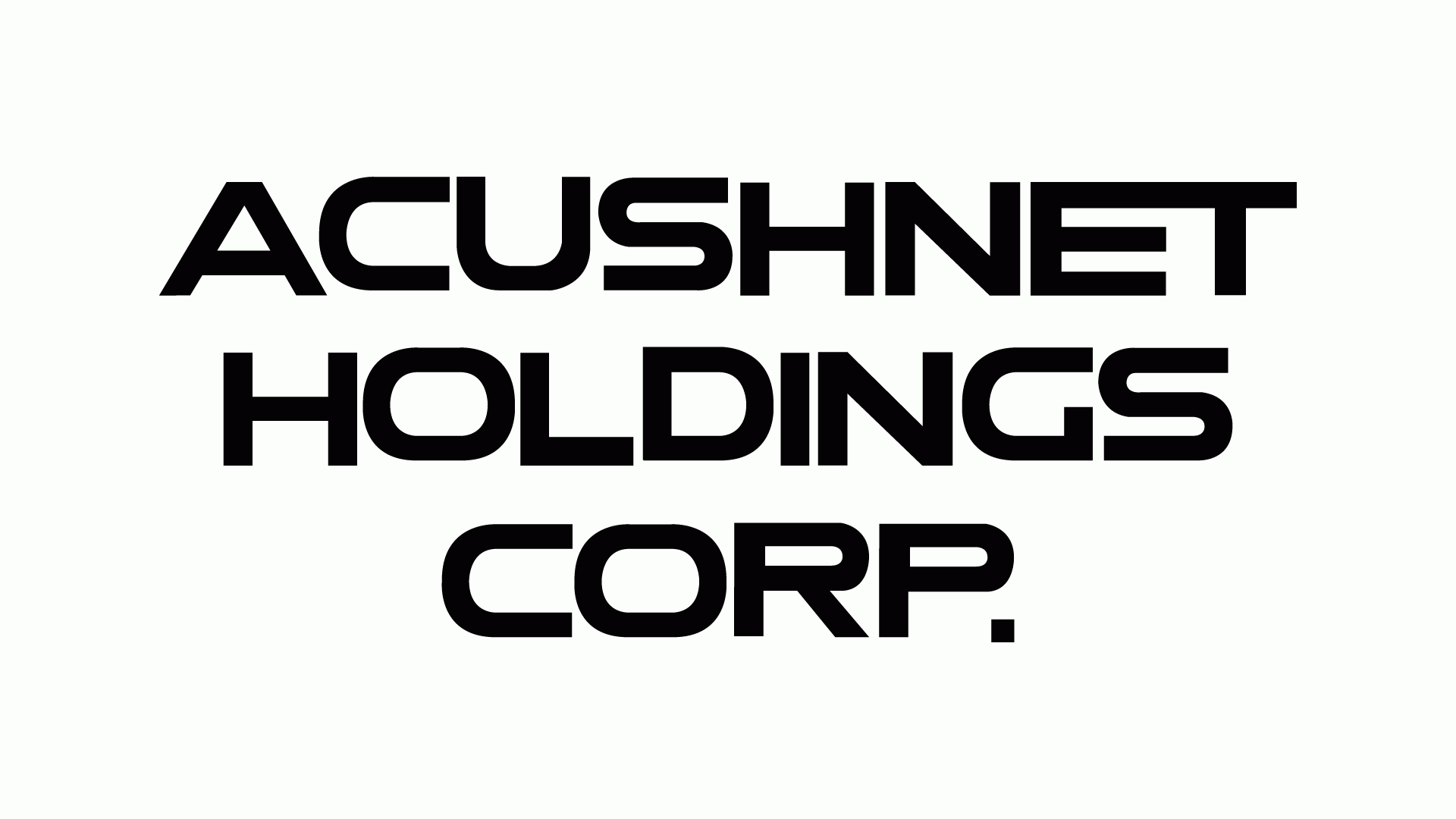 Acushnet Holdings Corp.